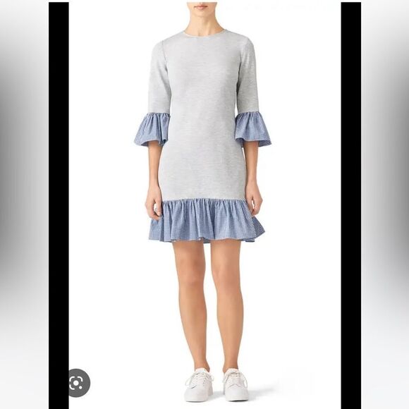 Slate & Willow // Gingham Ruffle Dress - Picture 1 of 8